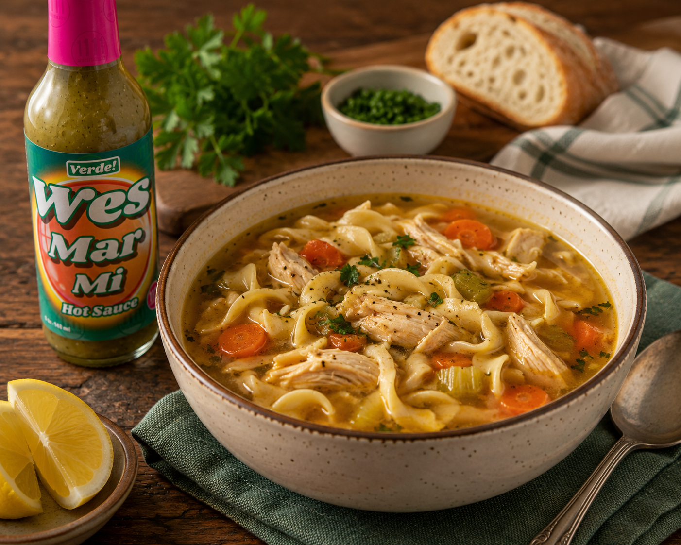 The Ultimate Foolproof Chicken Noodle Soup with Bright Herbs