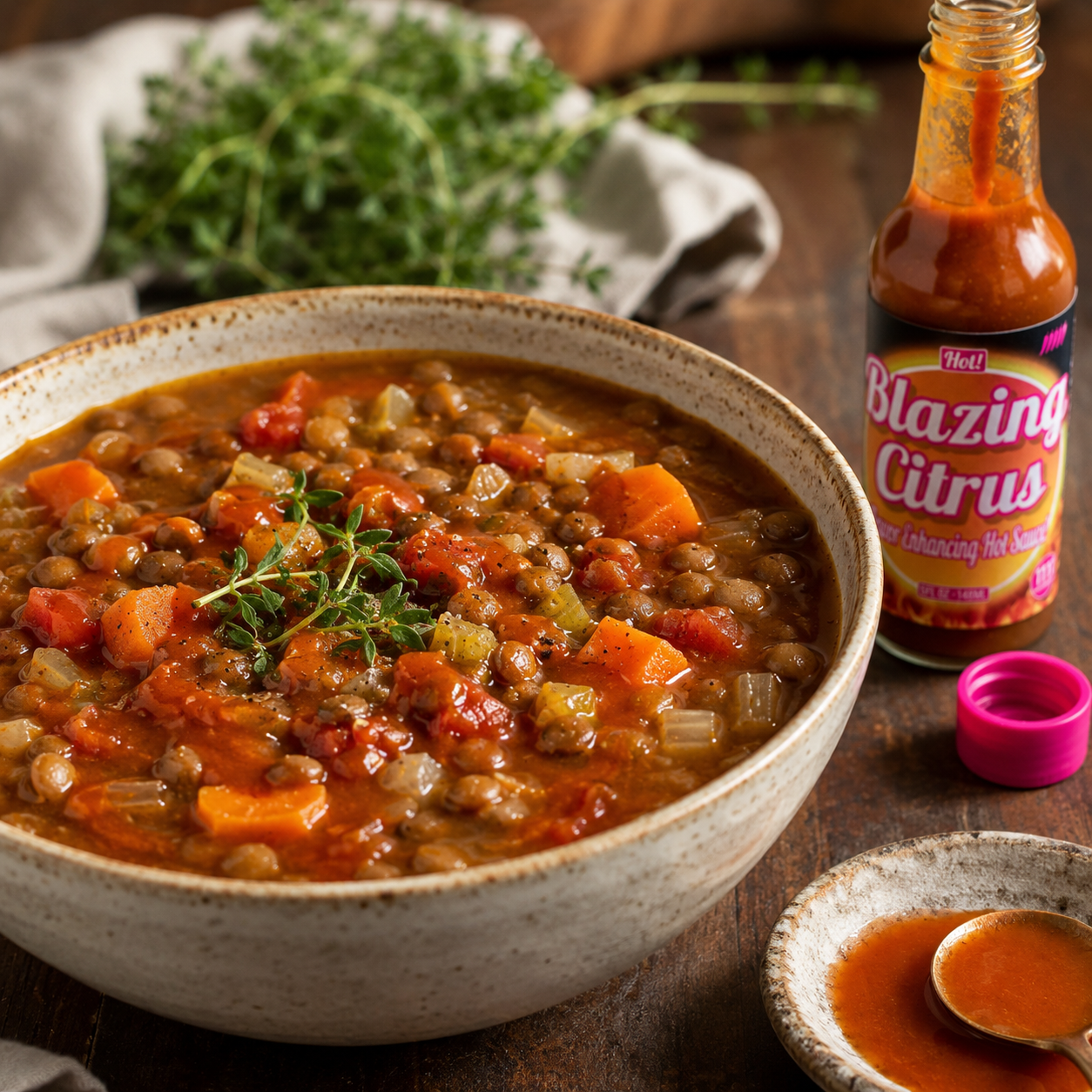 The Most Savory Protein-Packed Vegetarian Lentil Soup