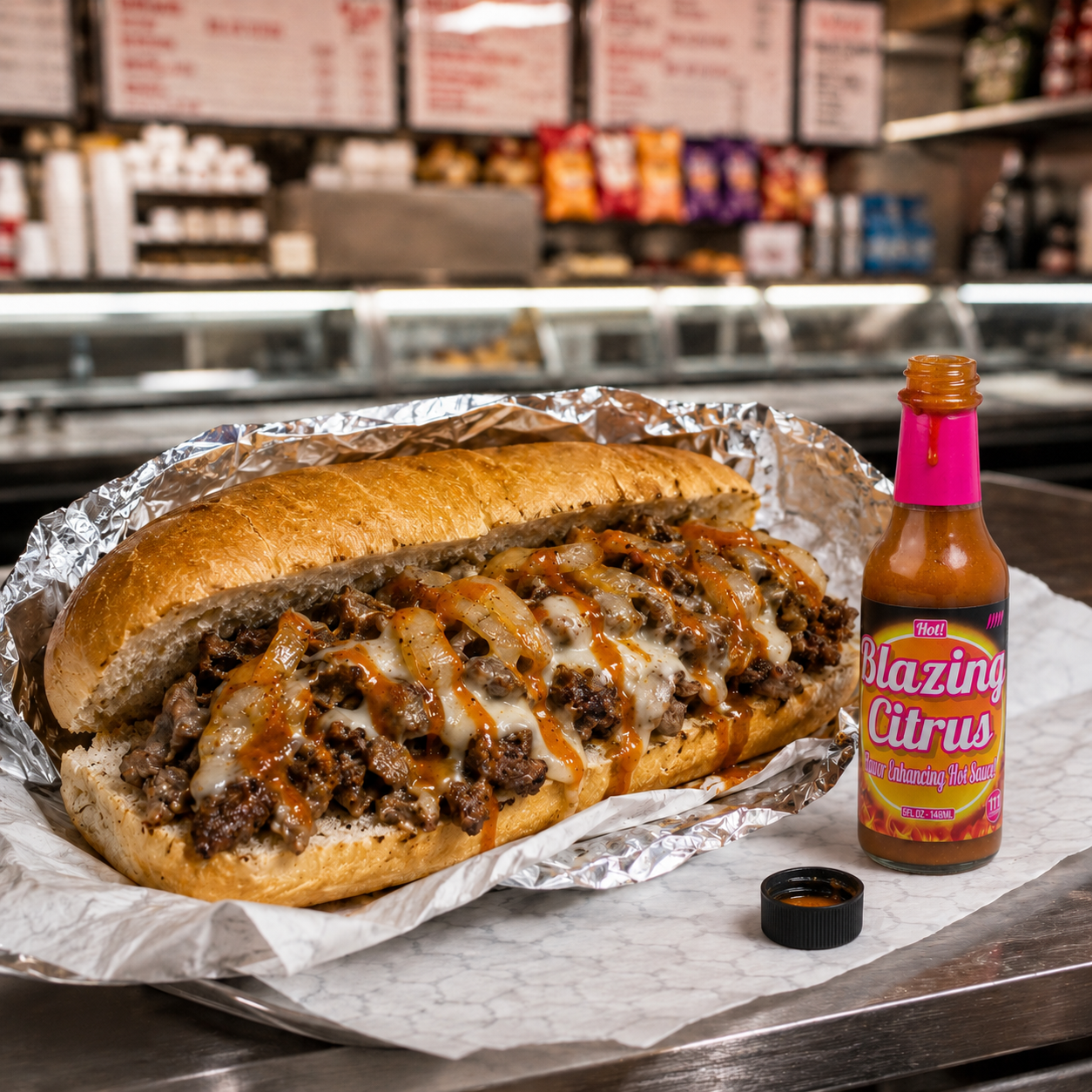 The Savory Slow-Roasted Philly Cheesesteak with Fiery Citrus Heat