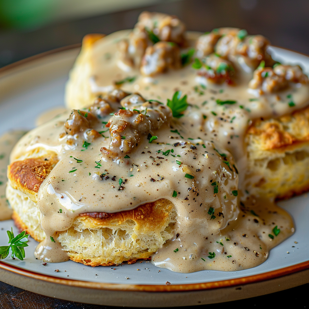 biscuits and gravy hero shot