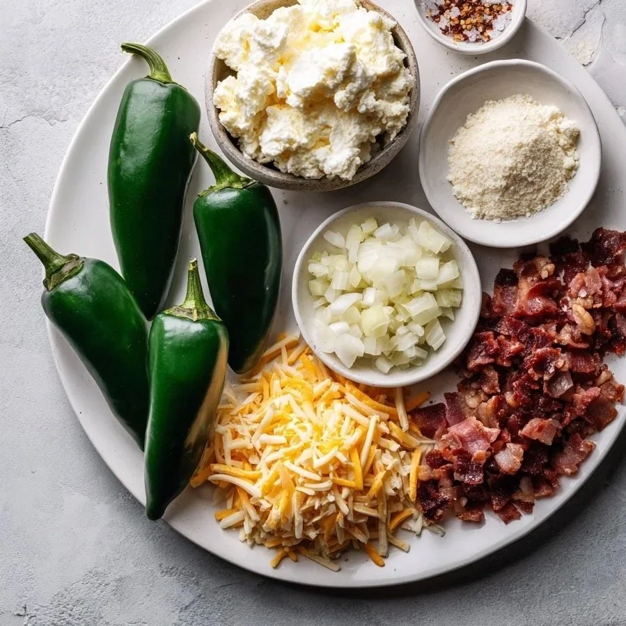 ingredients flat lay