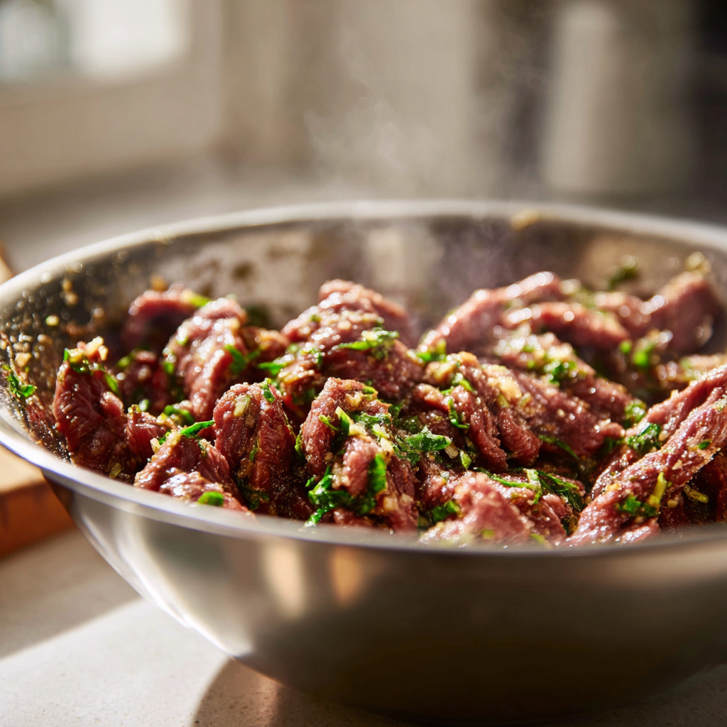 marinating beef for broccoli beef