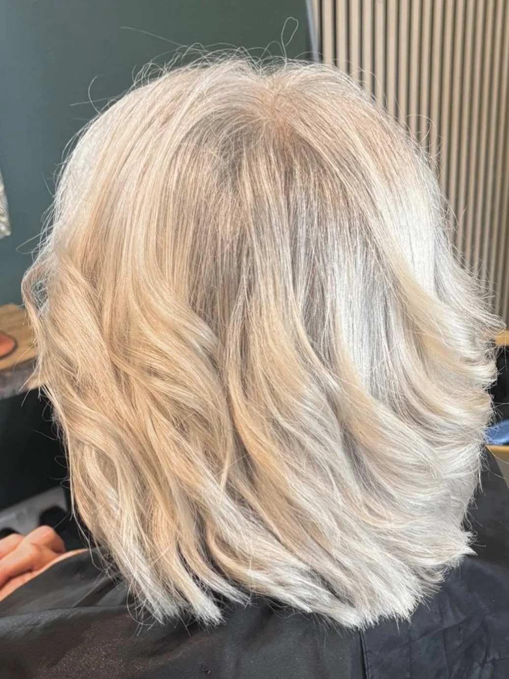 ✨ Grey Blending Transformation ✨by Georgia 

Soft, natural and low maintenance.
Embrace her greys while keeping a soft blended look, creating  a seamless grey blend that melts beautifully through the hair. No harsh regrowth lines, just a natural, dim
