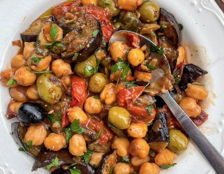 Chickpea Caponata served by Vas 