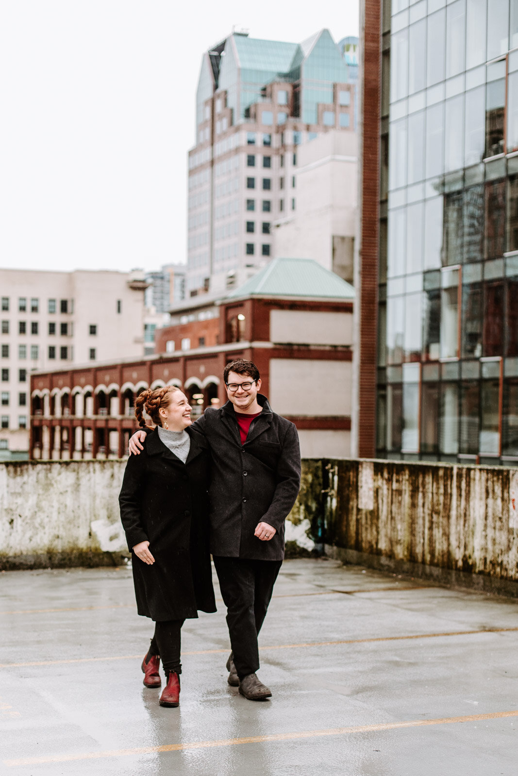 Ben & Rachel - Vancouver Rooftop Couples Session