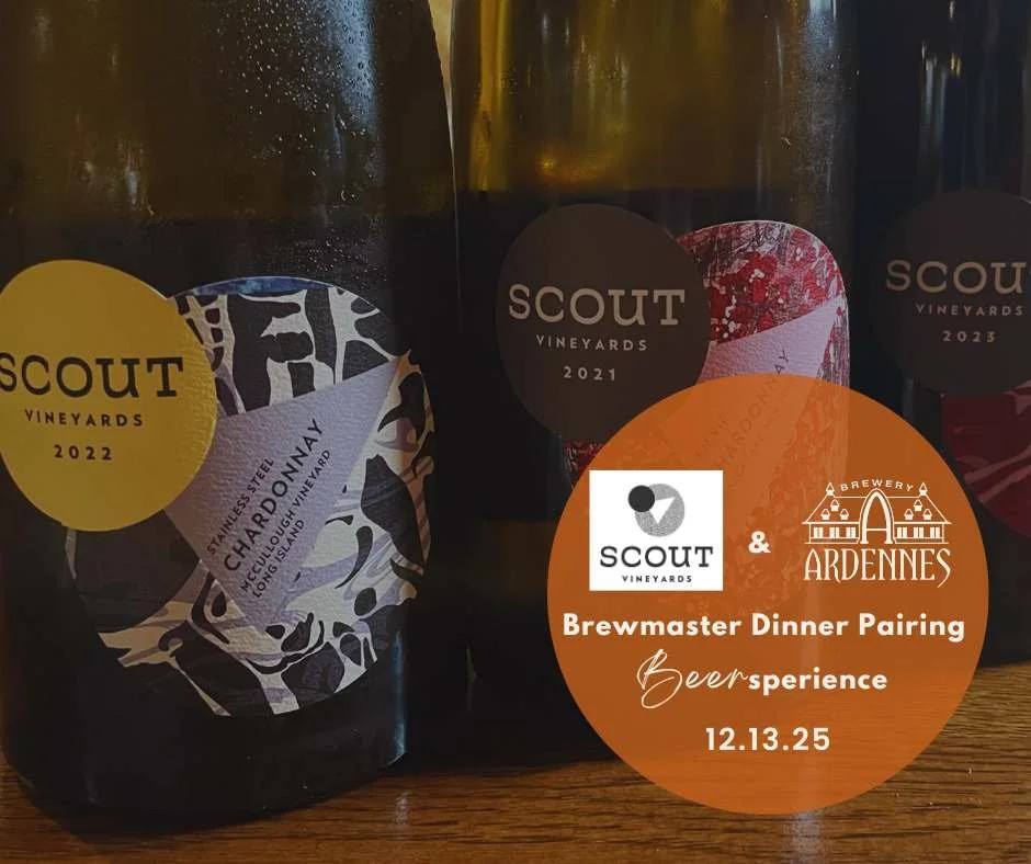 Dinner Pairing BEERsperience Welcoming Scout Vineyards