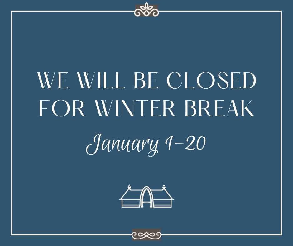 Closed for Winter Break