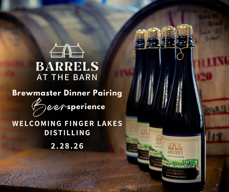 Finger Lakes Distilling &amp; Brewery Ardennes Dinner Pairing Experience