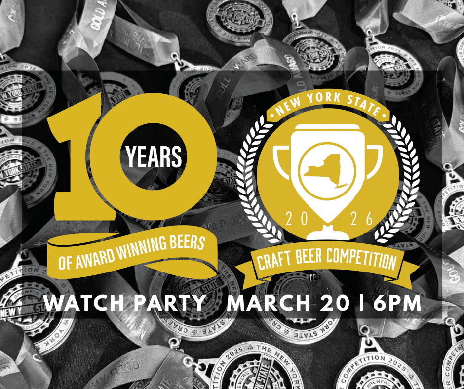 NYS Craft Beer Competition Awards Watch Party