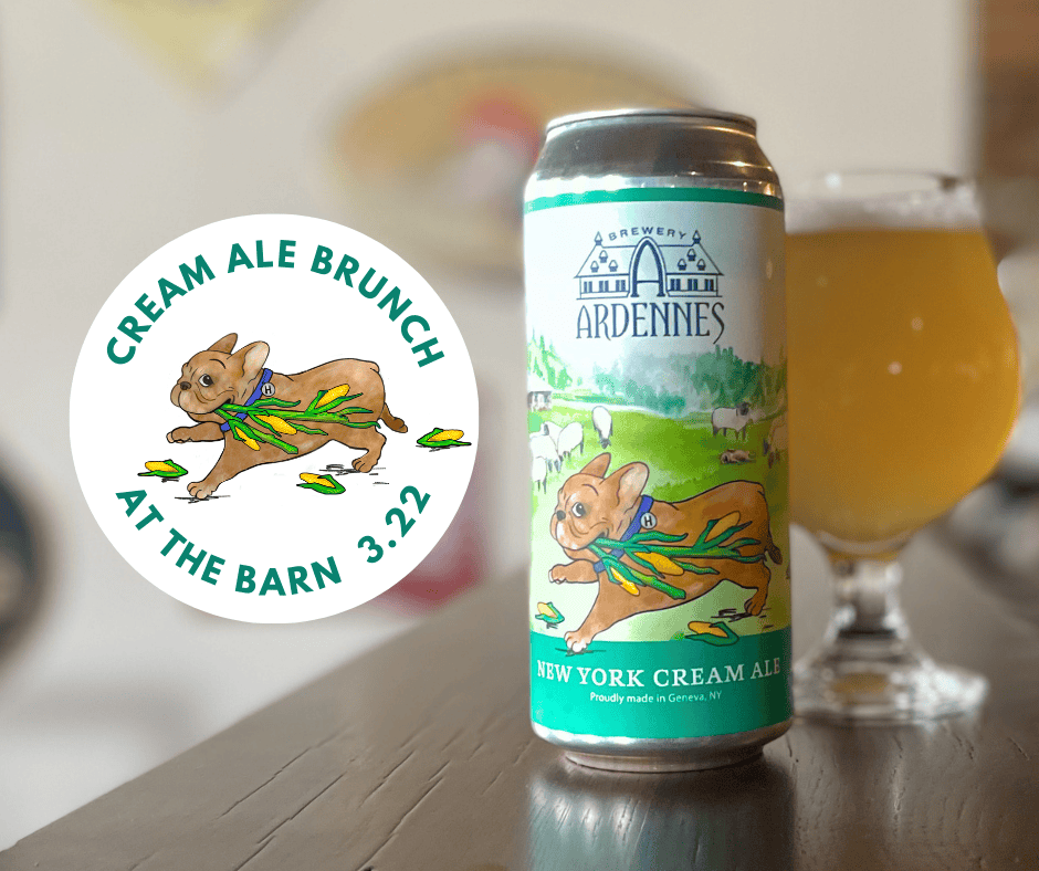 Cream Ale Brunch at the Barn 3/22