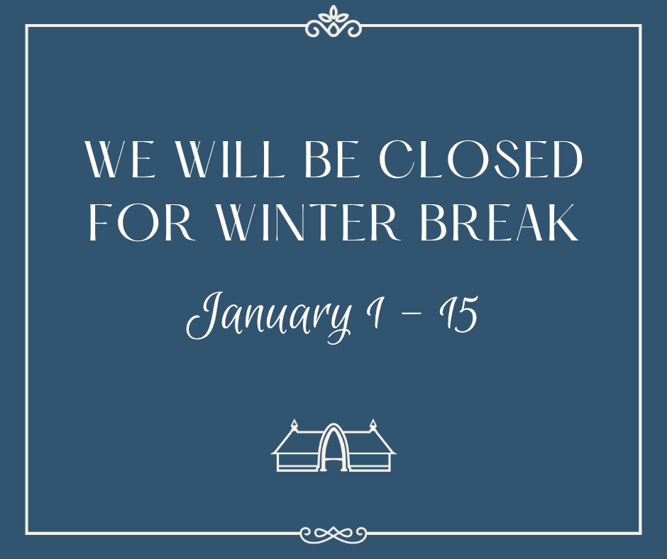 Closed for Winter Break
