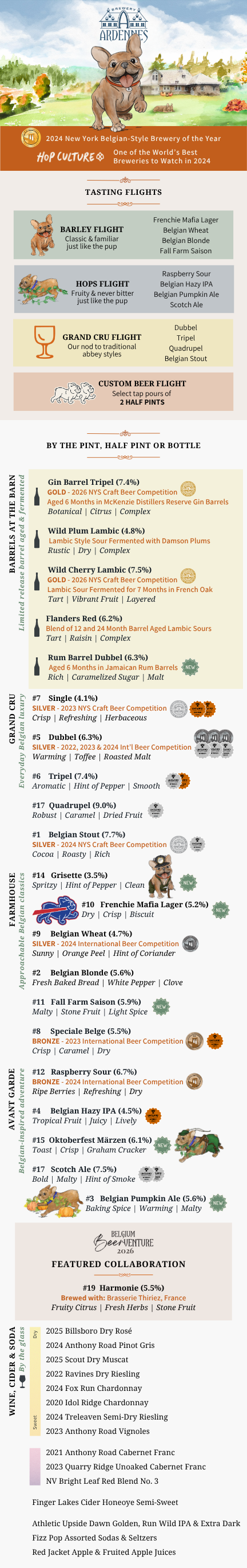 Brewery Ardennes Beer Wine Cider