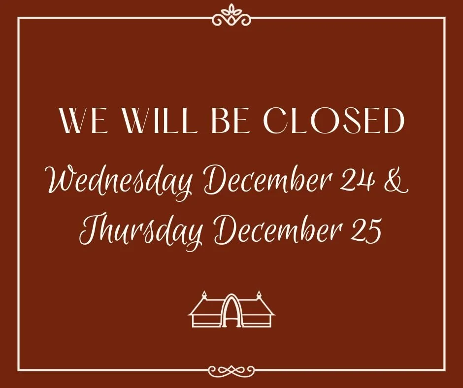 Closed for Christmas Eve