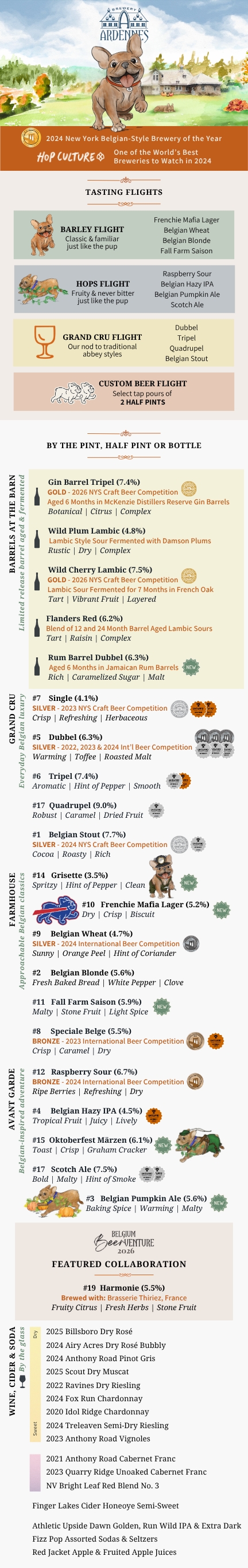 Brewery Ardennes Beer Wine Cider