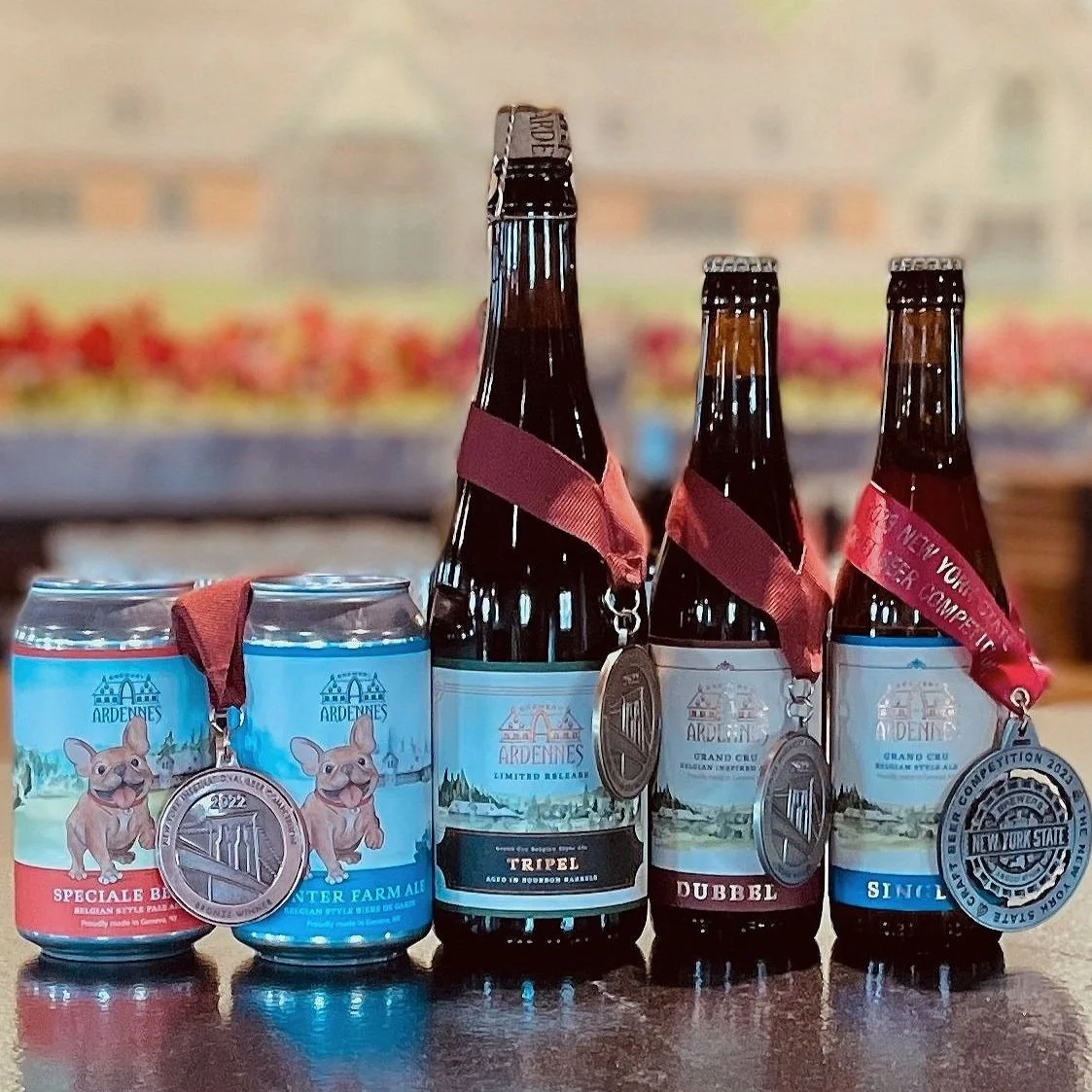 Brewery Ardennes Awards Belgian Beer on Tap