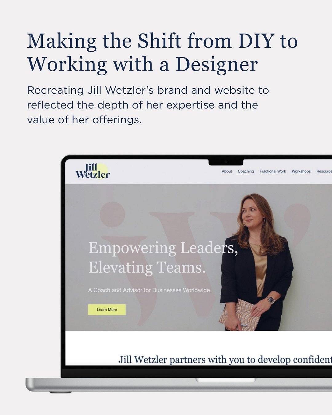 DIY branding and websites are often a great first step in launching a new business.
 They help you put your name out there, test ideas, and start building momentum without overthinking everything.

But there&rsquo;s a point where what once worked beg