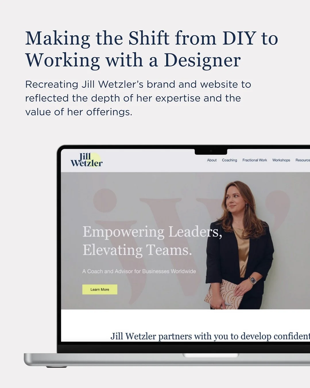 DIY branding and websites are often a great first step in launching a new business.
 They help you put your name out there, test ideas, and start building momentum without overthinking everything.

But there&rsquo;s a point where what once worked beg