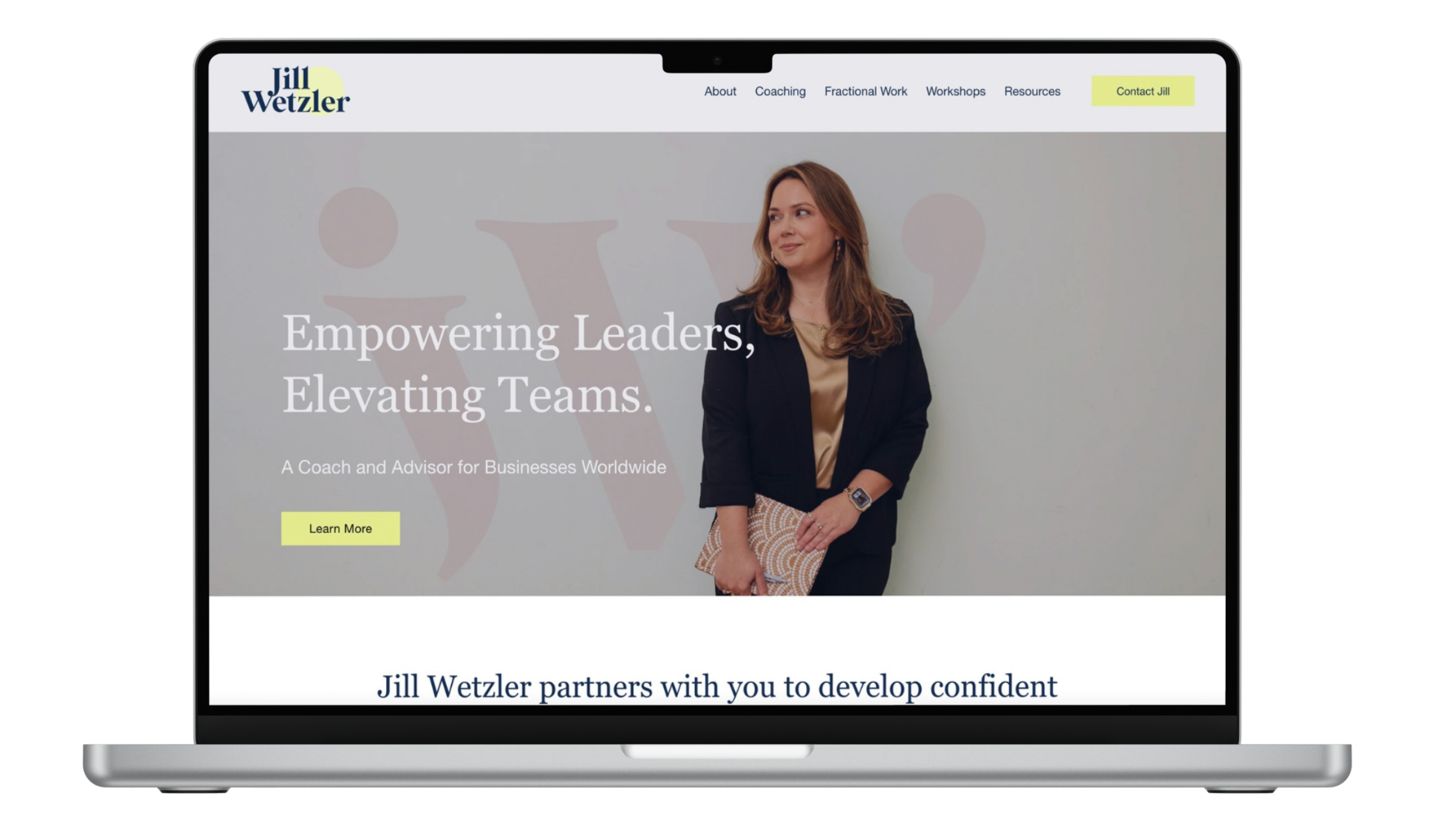Leadership coaching and advisor web design in Boston
