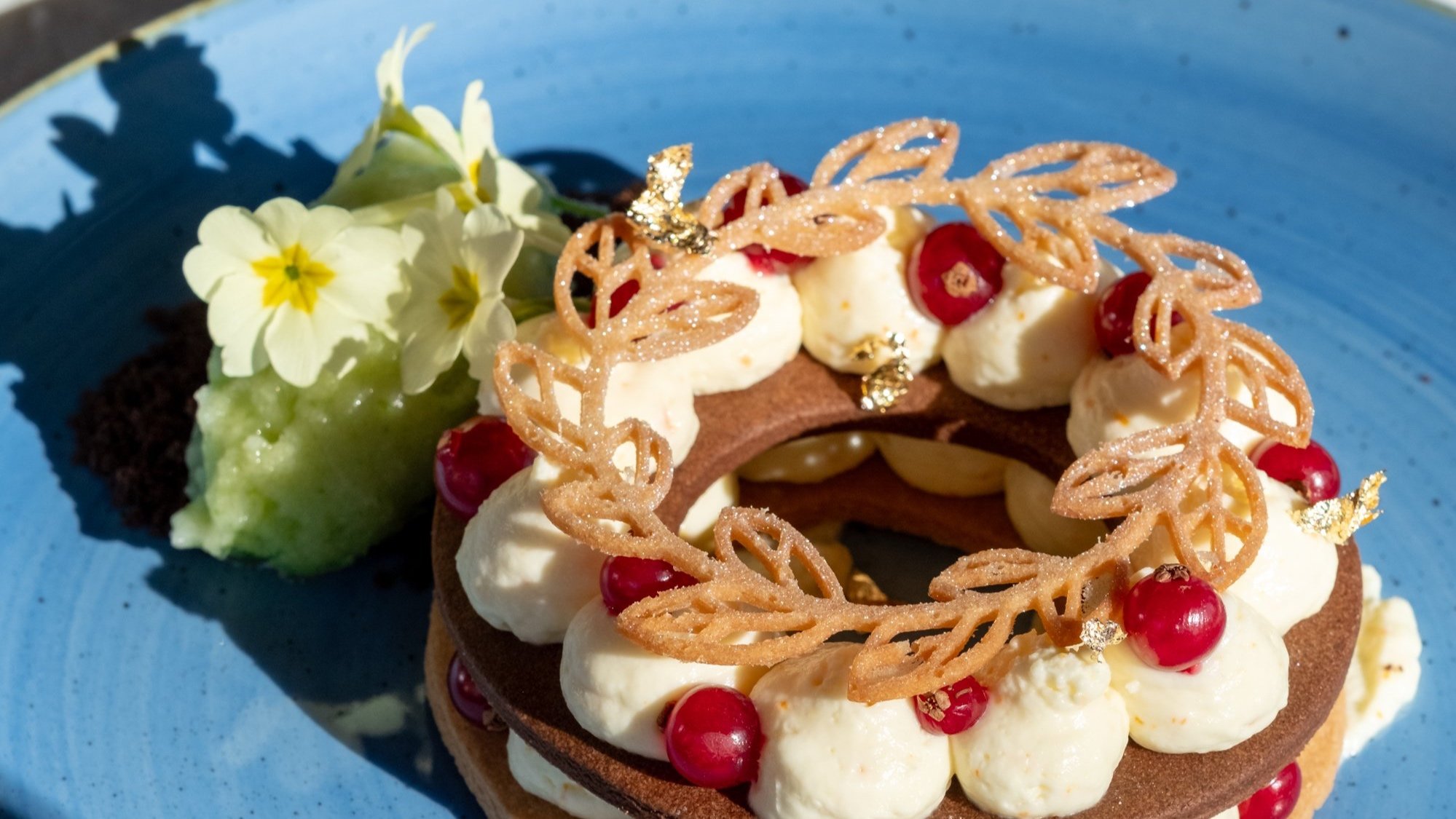 Käsekuchen, Restaurant Il Castagno in Mugena, Tessin