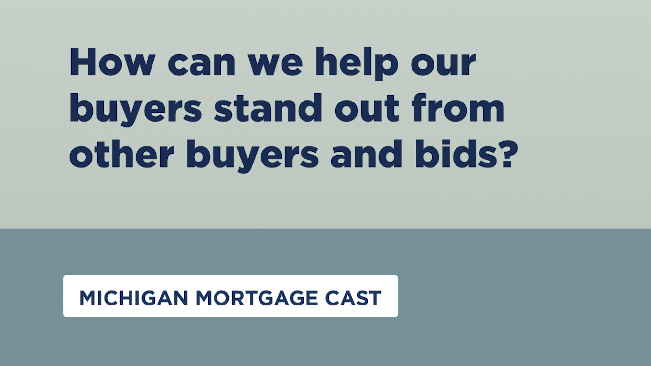 How can we help our buyers stand out from other buyers and bids?