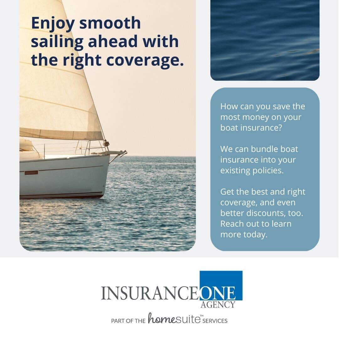 Boaters, make sure you&rsquo;re properly covered from unexpected expenses on the water. Here are three tips for getting the most out of your boat insurance:

🚤 Choose the right coverage: Our producers will help you purchase the right type and amount