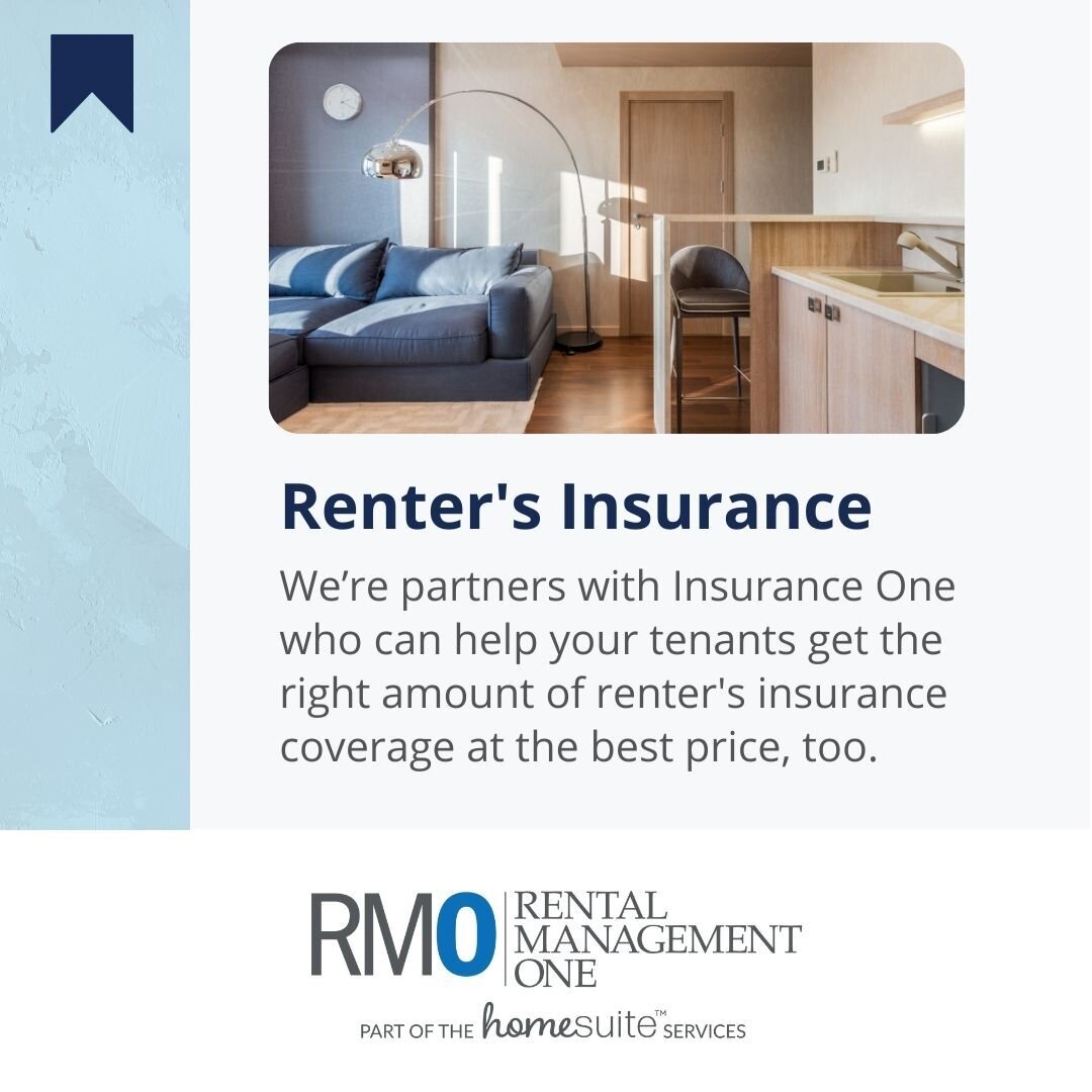 We can help your tenants get the proper renter&rsquo;s insurance coverage. 📦 We&rsquo;re partners with Insurance One who can help your tenants get the right amount of coverage at the best price. 💵

It&rsquo;s important that your renter&rsquo;s pers