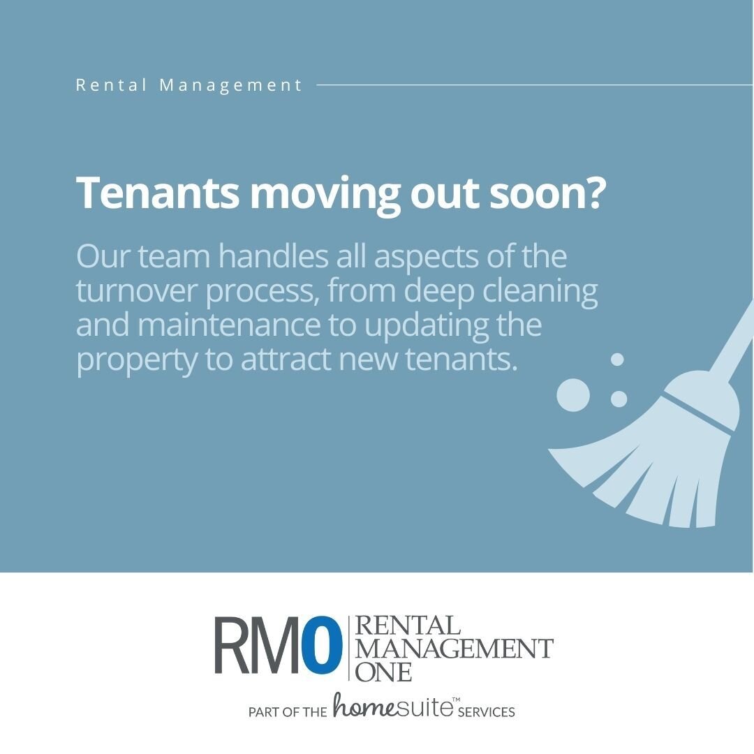 Tenants moving out soon? Our team handles all aspects of the turnover process, from deep cleaning and maintenance to updating the property to attract new tenants.

We understand the importance of getting your rental property ready quickly to minimize