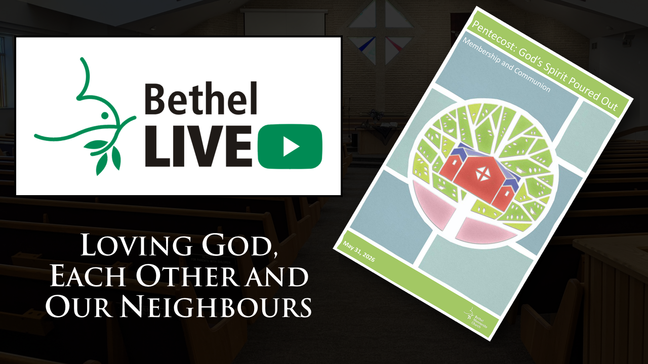 Pentecost: God’s Spirit Poured Out: Membership and Communion