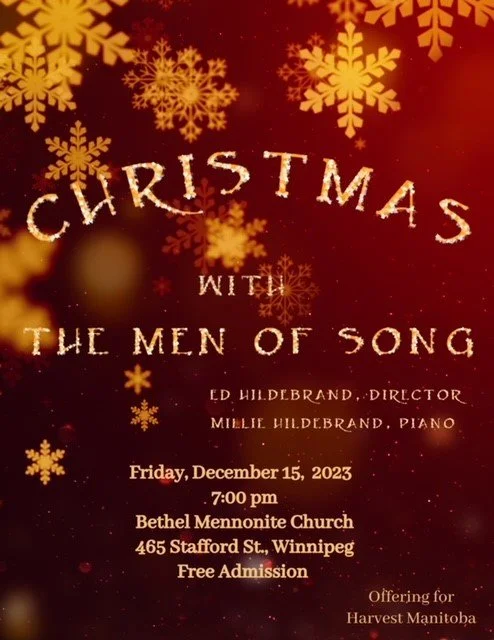 Men of Song Christmas Concert &amp; Live Stream
