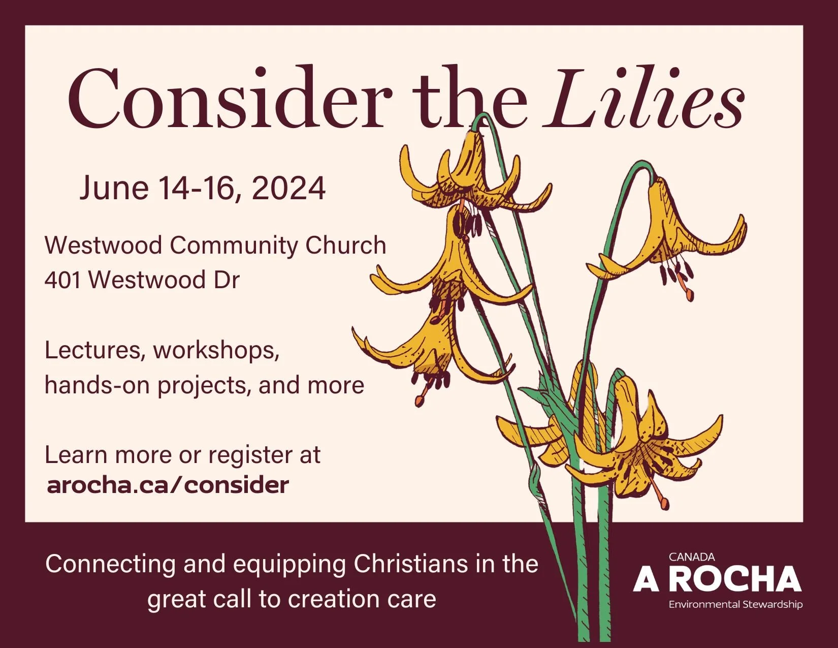 Creation Care Conference by A Rocha