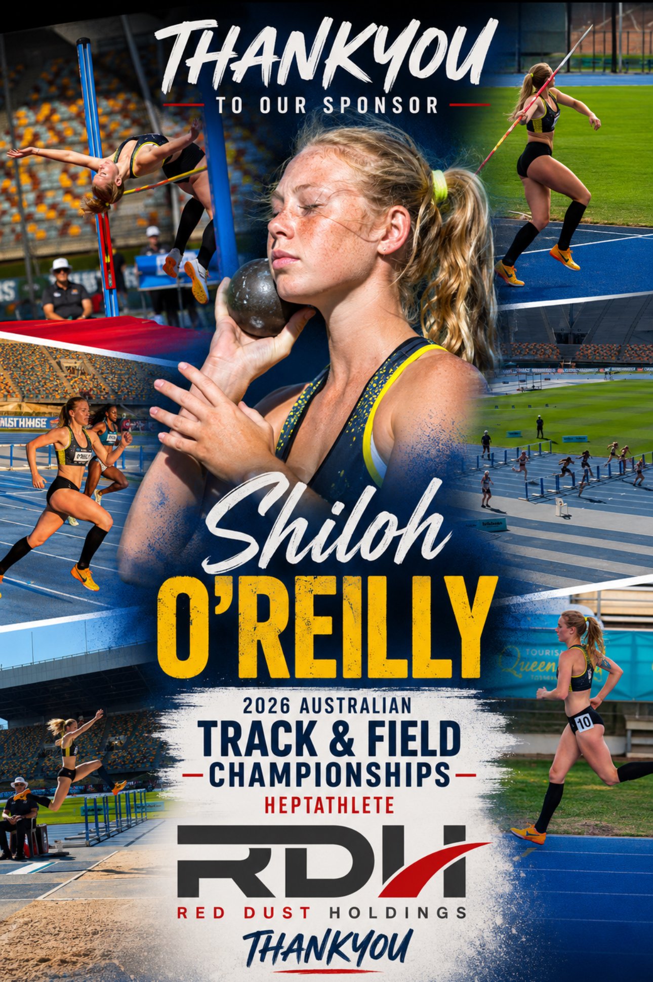 RDH continues sponsorship of promising Geraldton Athlete Shiloh O'Reilly
