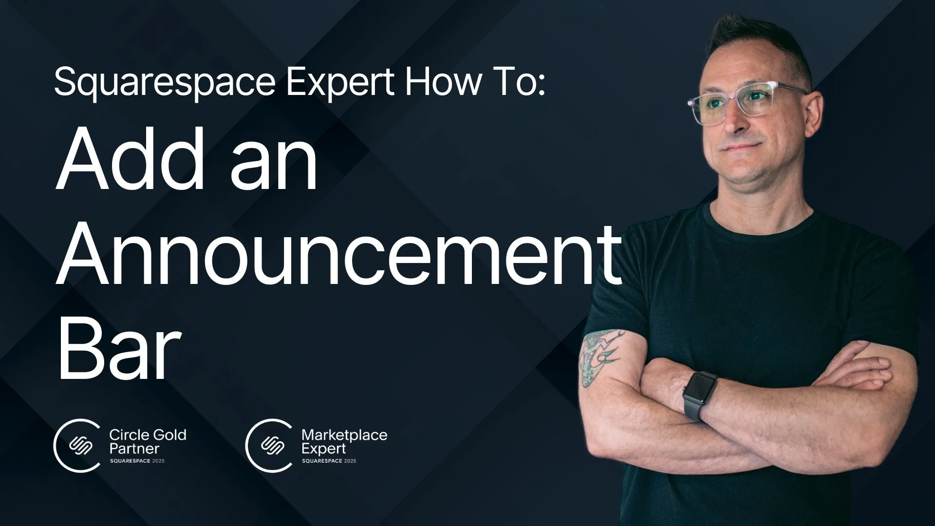Add and Manage the Announcement Bar in Squarespace