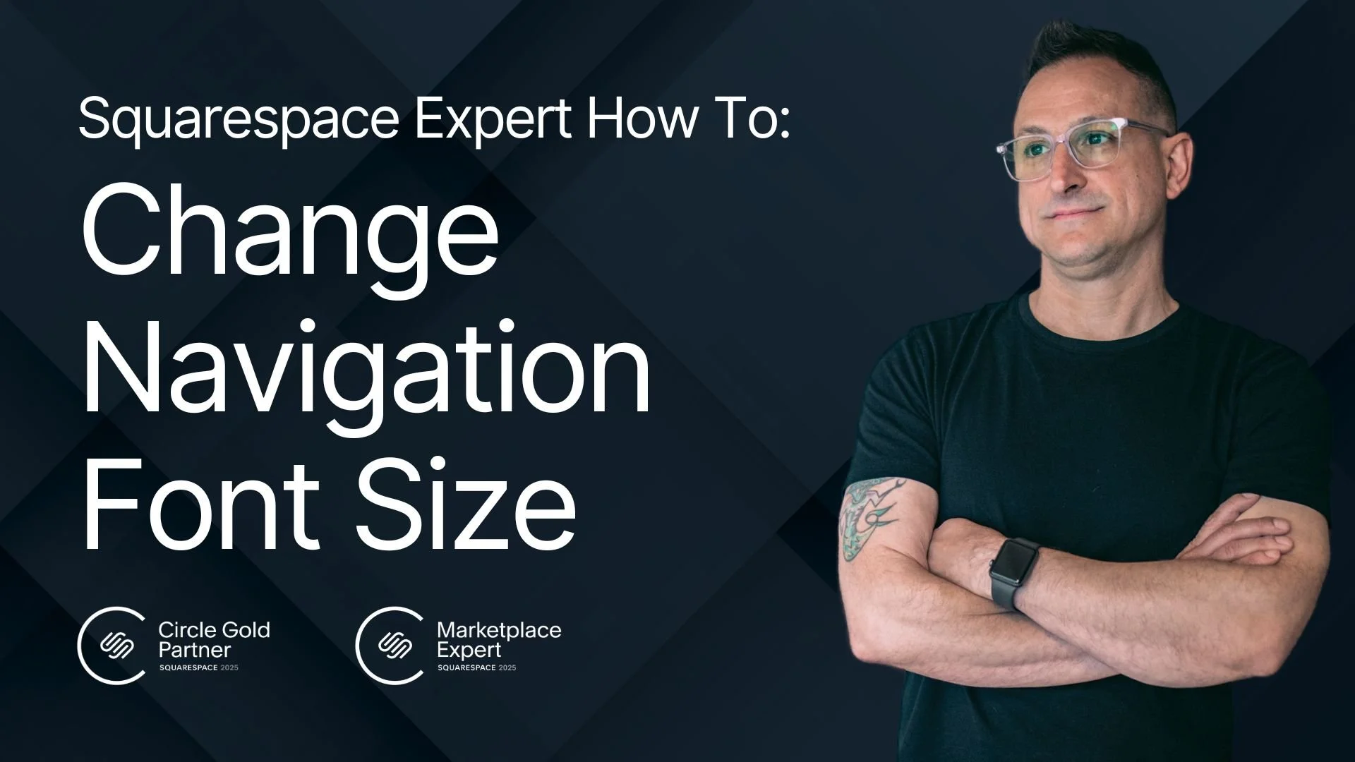 Change the Navigation Font Size in Squarespace