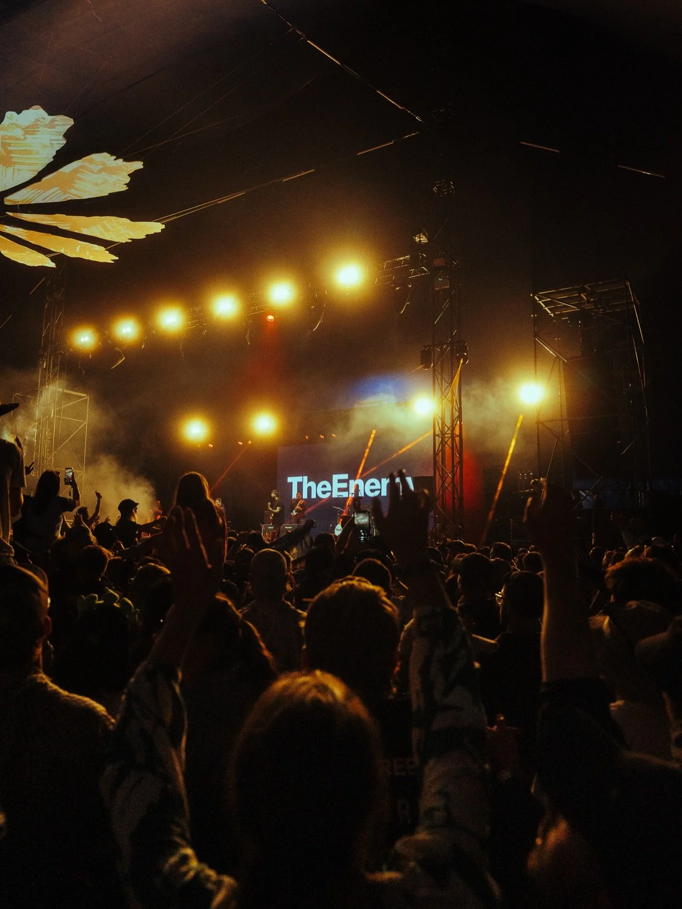 @ynotfestival with @theenemyband last weekend ⚡️