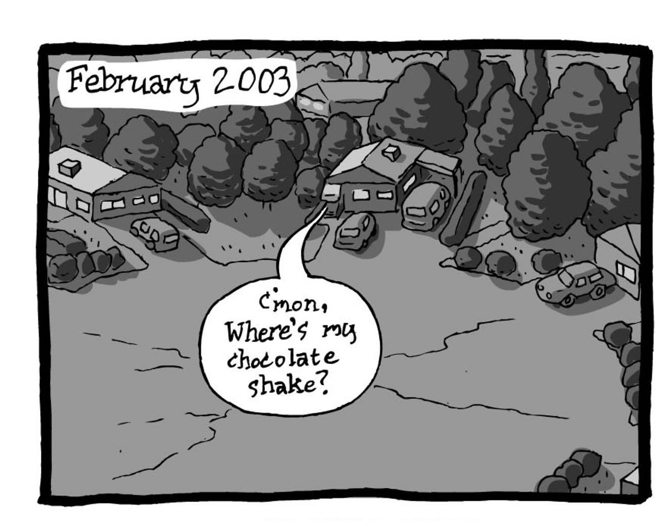 David Lynch post 2 of 2. 

I watched "Mulholland Drive" on DVD in 2003 while living in a trailer park and taking care of my hospice-bound father. 

The viewing didn't go according to plan and had a bit of a Lynchian twist in the end. 

So I