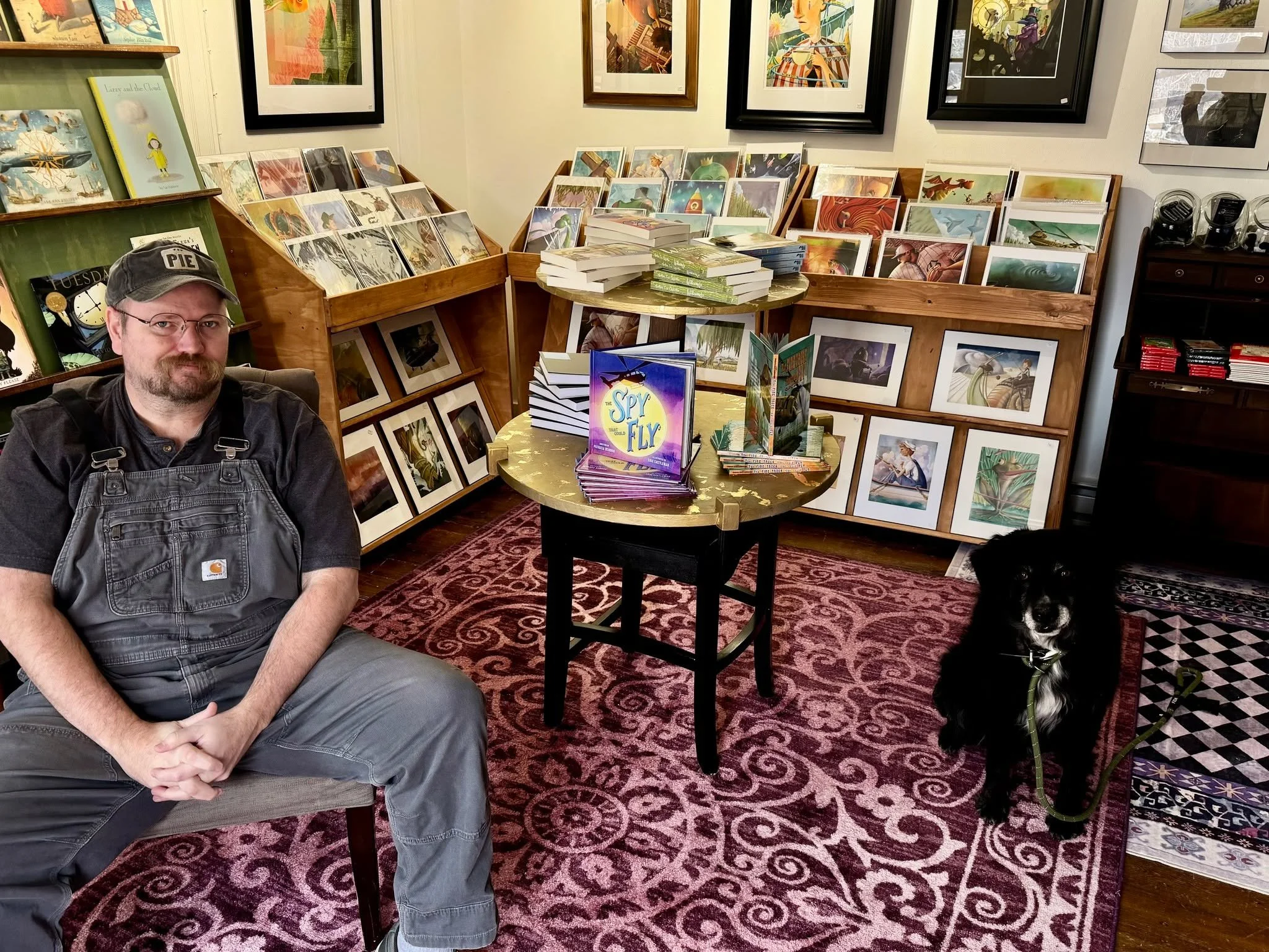 Our talented illustrator, @ericjcastleman, has turned his vision into a reality with a brand new storefront in Reeder's Alley, Helena, MT! Stop by and get inspired by his stunning art, our children's books,  and more! 📚✨@ericcastlemanshop #flyarmy #