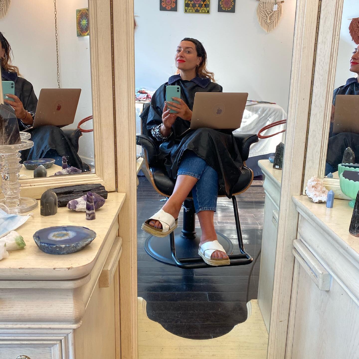Hiya! Coming to you live and a little bored from the stylists chair. 

I&rsquo;m getting excited for new hair + new month. June - you were great, but fewer tech issues would have been so fab. There&rsquo;s so many exciting things getting reveled in J
