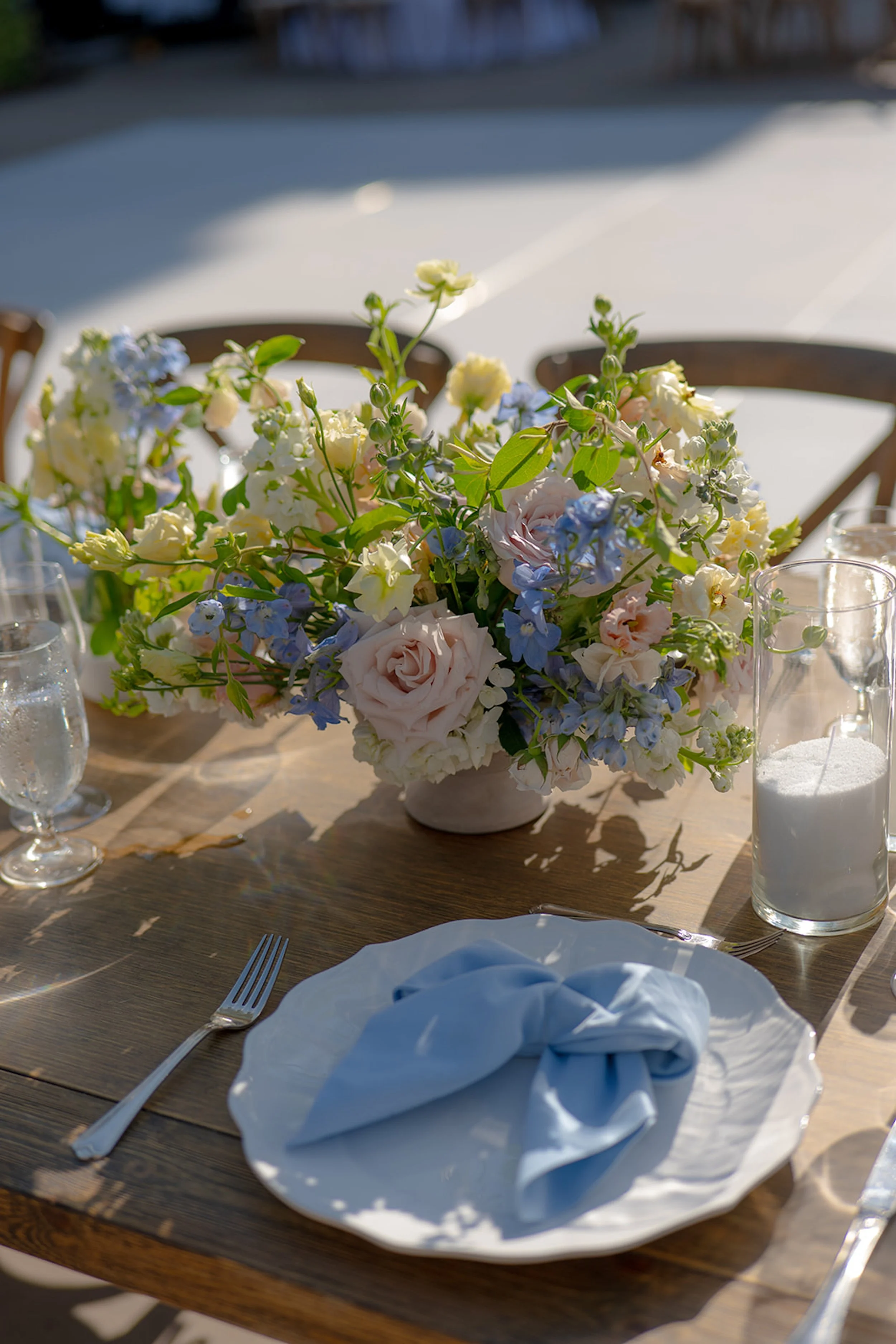 Temecula vineyard wedding ceremony setup South Coast Winery wedding reception design vineyard wedding lighting and tablescape elegant wine country wedding design California outdoor vineyard wedding guest experience