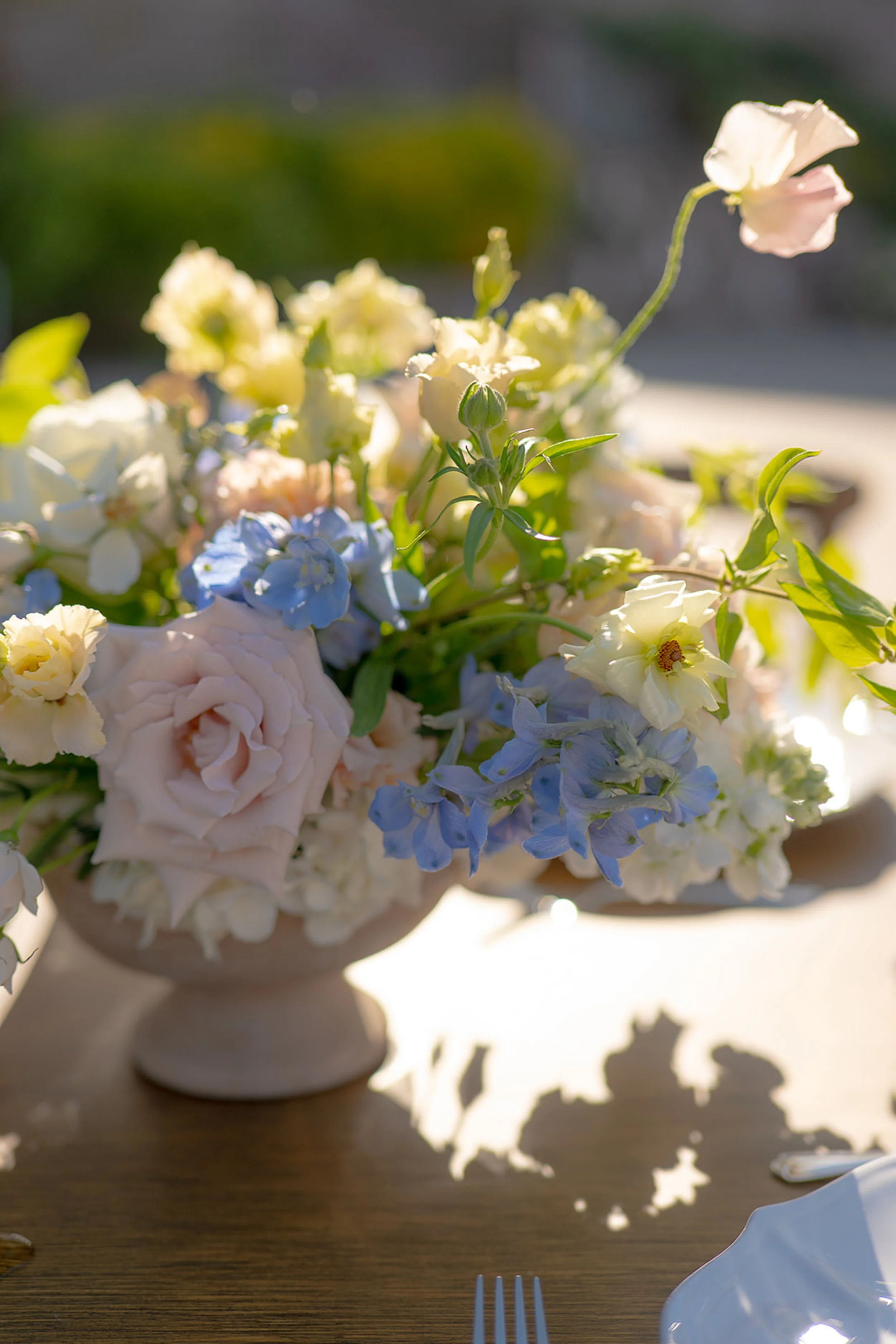 Temecula vineyard wedding ceremony setup South Coast Winery wedding reception design vineyard wedding lighting and tablescape elegant wine country wedding design California outdoor vineyard wedding guest experience