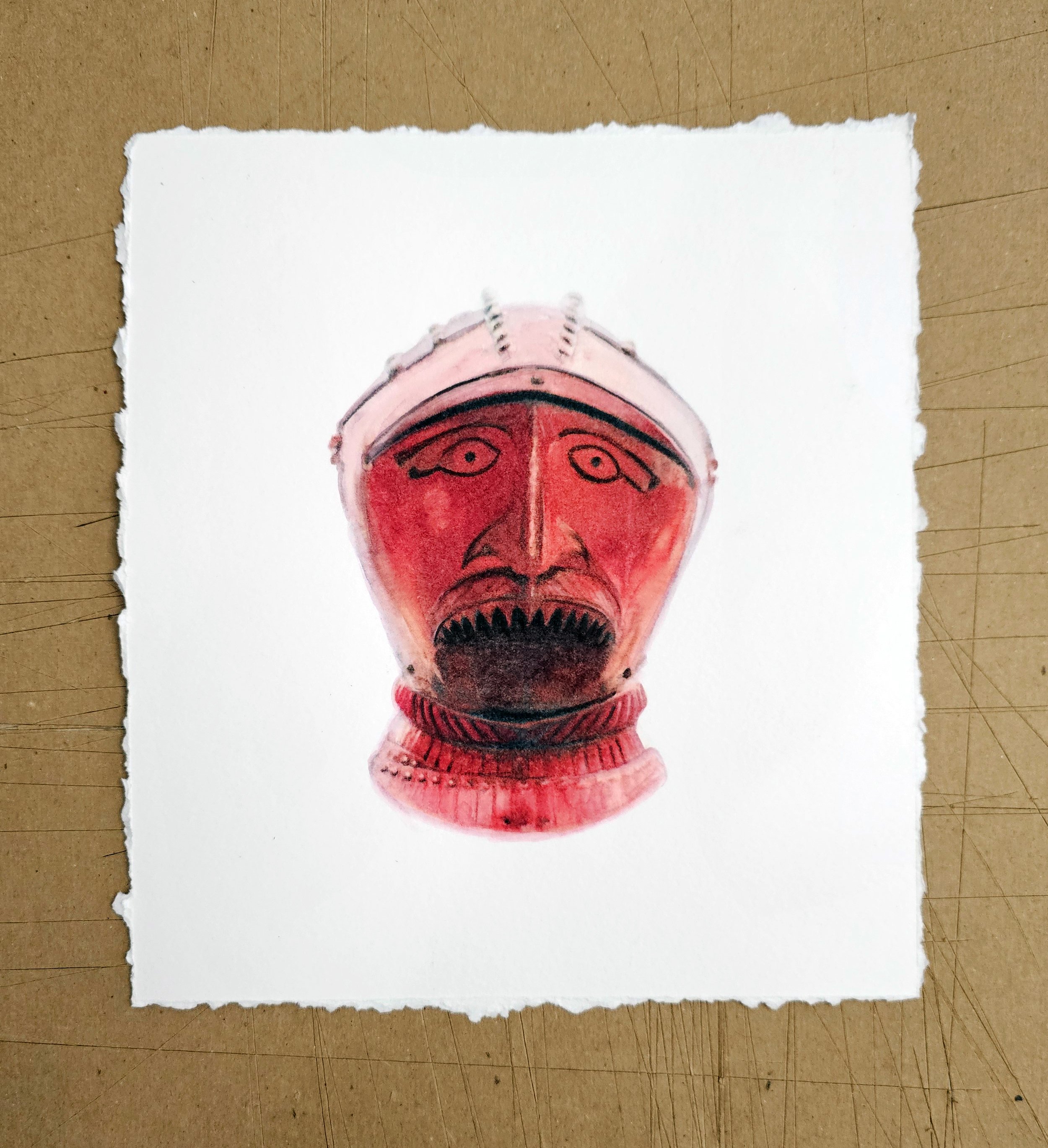"Rubedo" Original Watercolor Painting