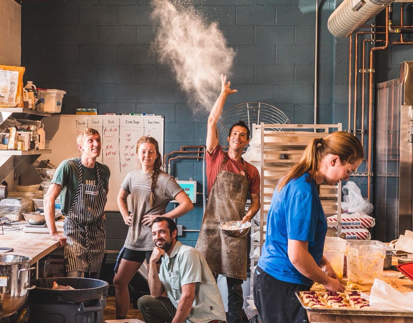 Work hard, have fun, make amazing breads and pastries. We are hiring! Send us an email at justin@lincolnstreetbakery.com or come talk with us about joining our fantastic team. #workhardhavefun #docoolstuff #teamworkmakesthedreamwork #landerwyoming @l