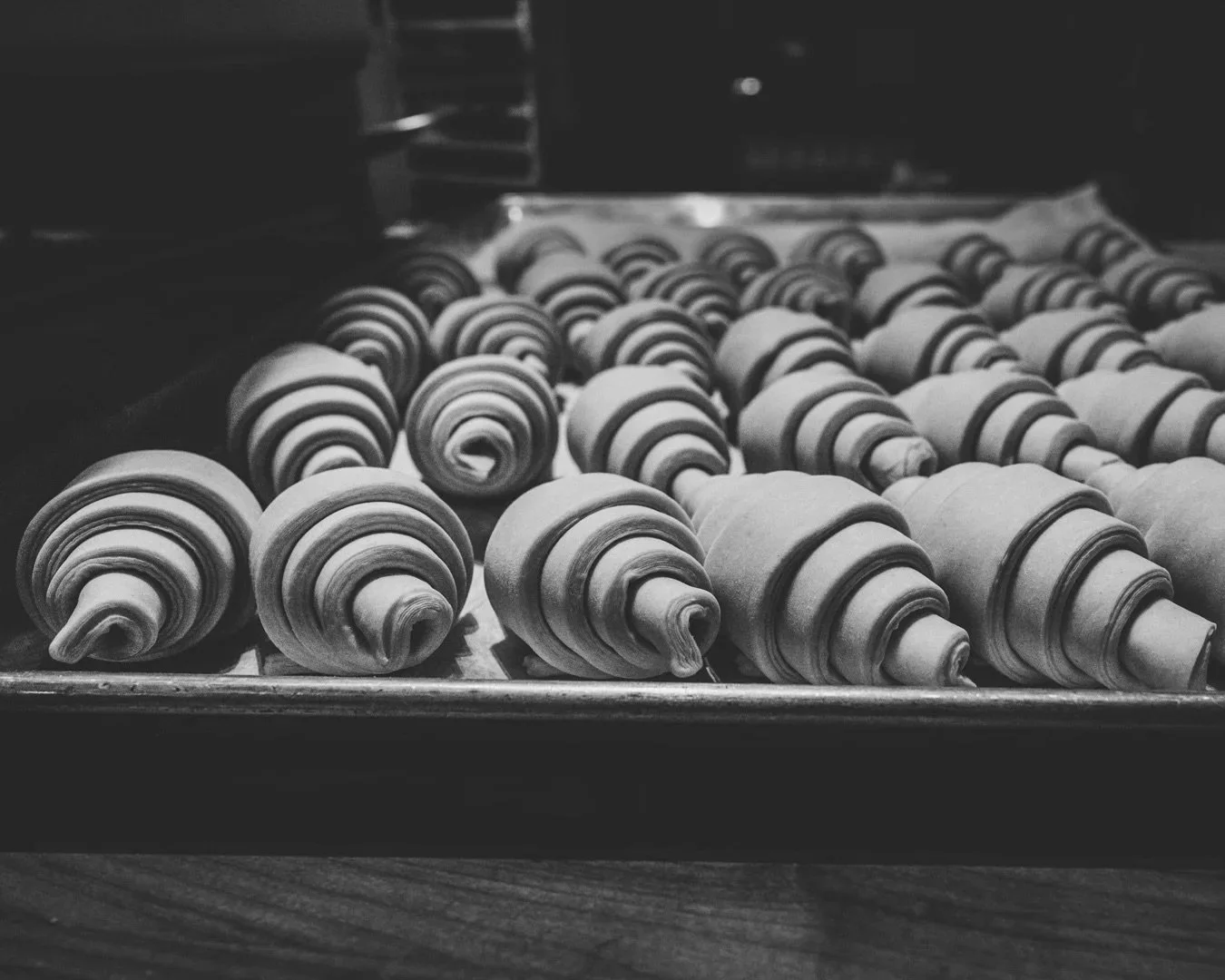 croissants laminated and hand made fresh everyday 