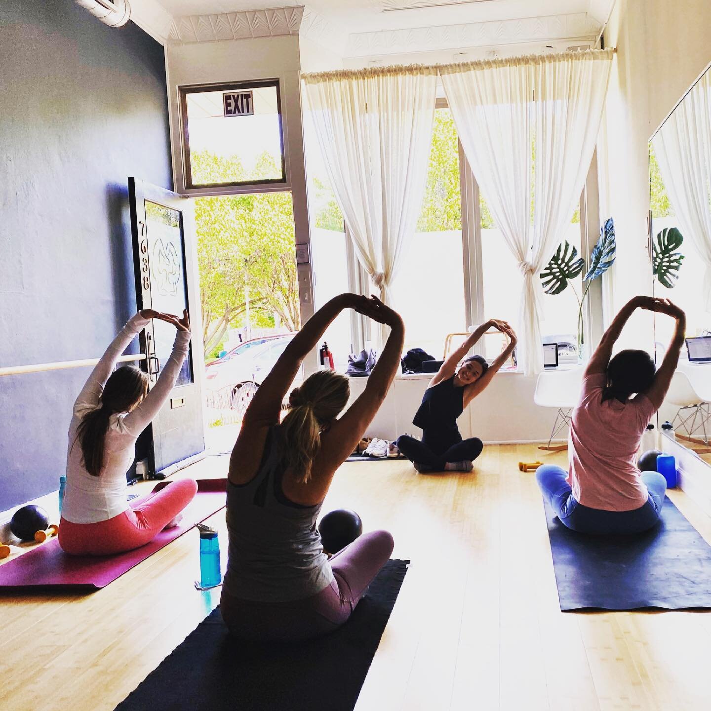 This morning as I took my final shavasana, I had a moment of clarity in this blur we call new motherhood. I was surrounded by 5 other pregnant or postpartum women. All of us taking 45 minutes to connect to our bodies through movement and at the same 