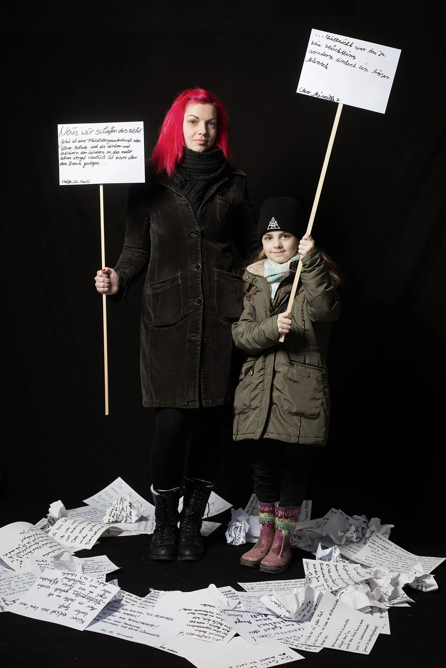 Schaffen wir das? Fotoarbeit für das zeitgeschichtliche Forum Leipzig von Bettina Flitner