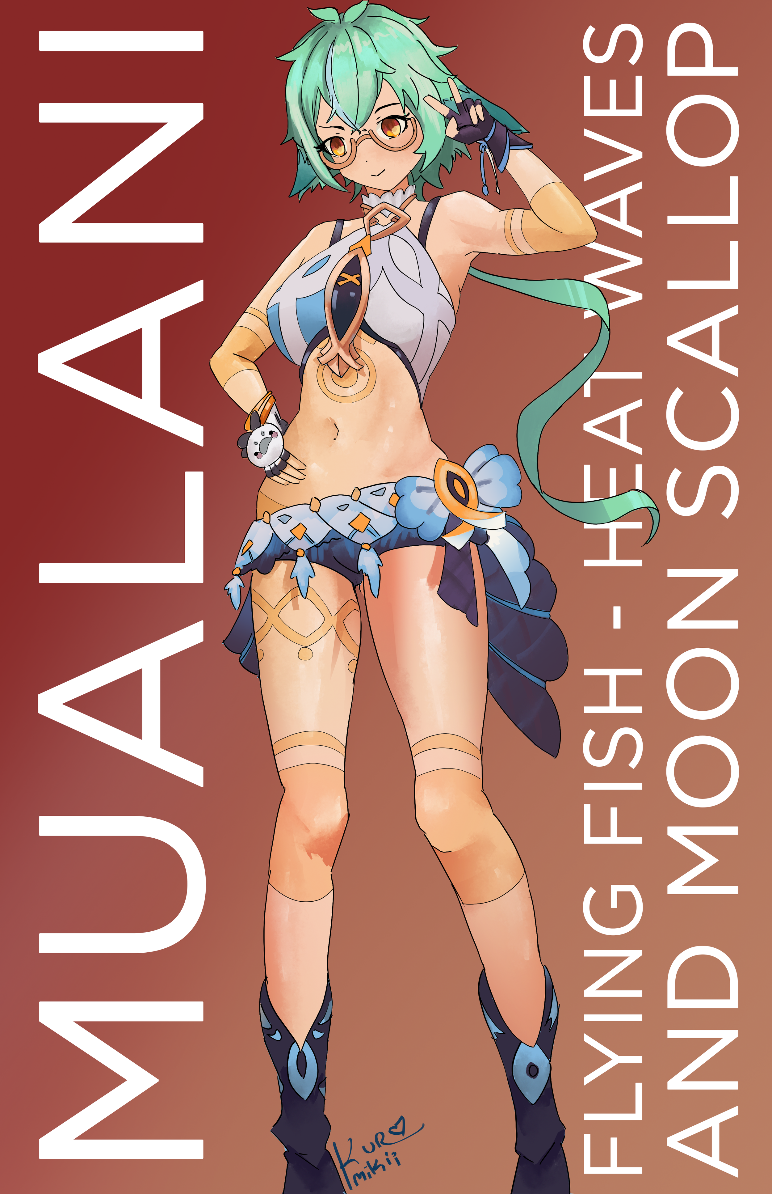 09/11/24 Sucrose Dress-Up: Flying Fish - Heat Waves and Moon Scallop (Mualani)