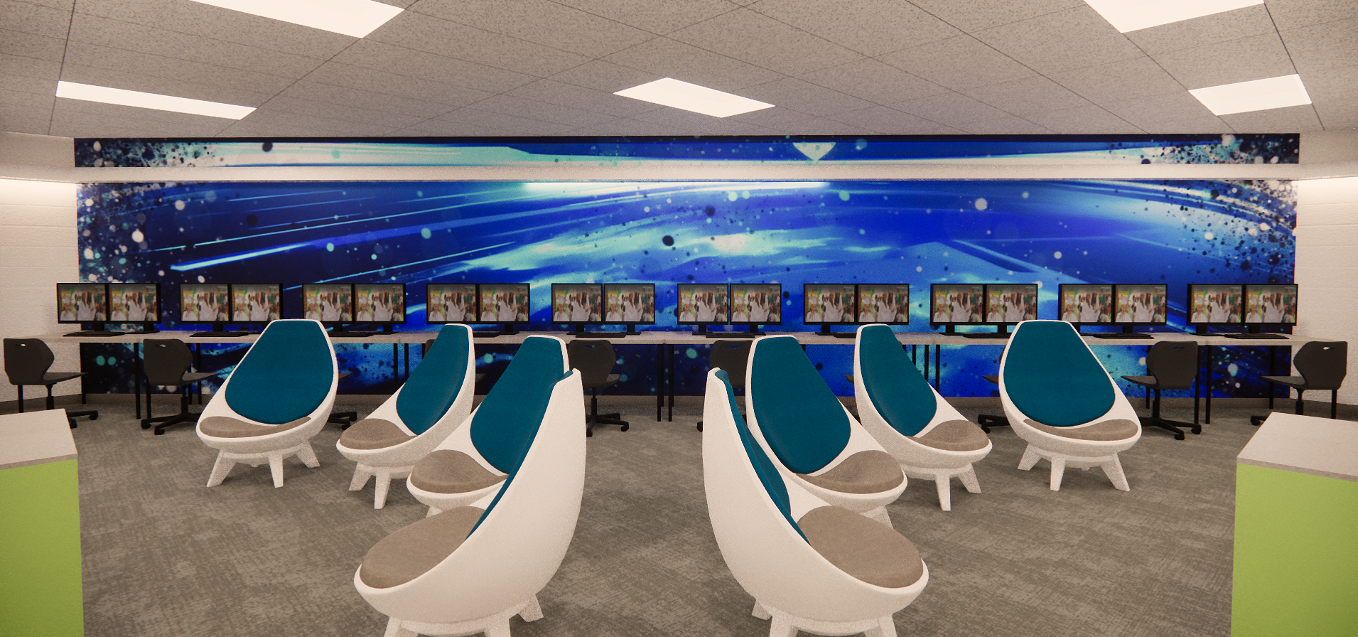 MHS Esports Mural — ethan li | design