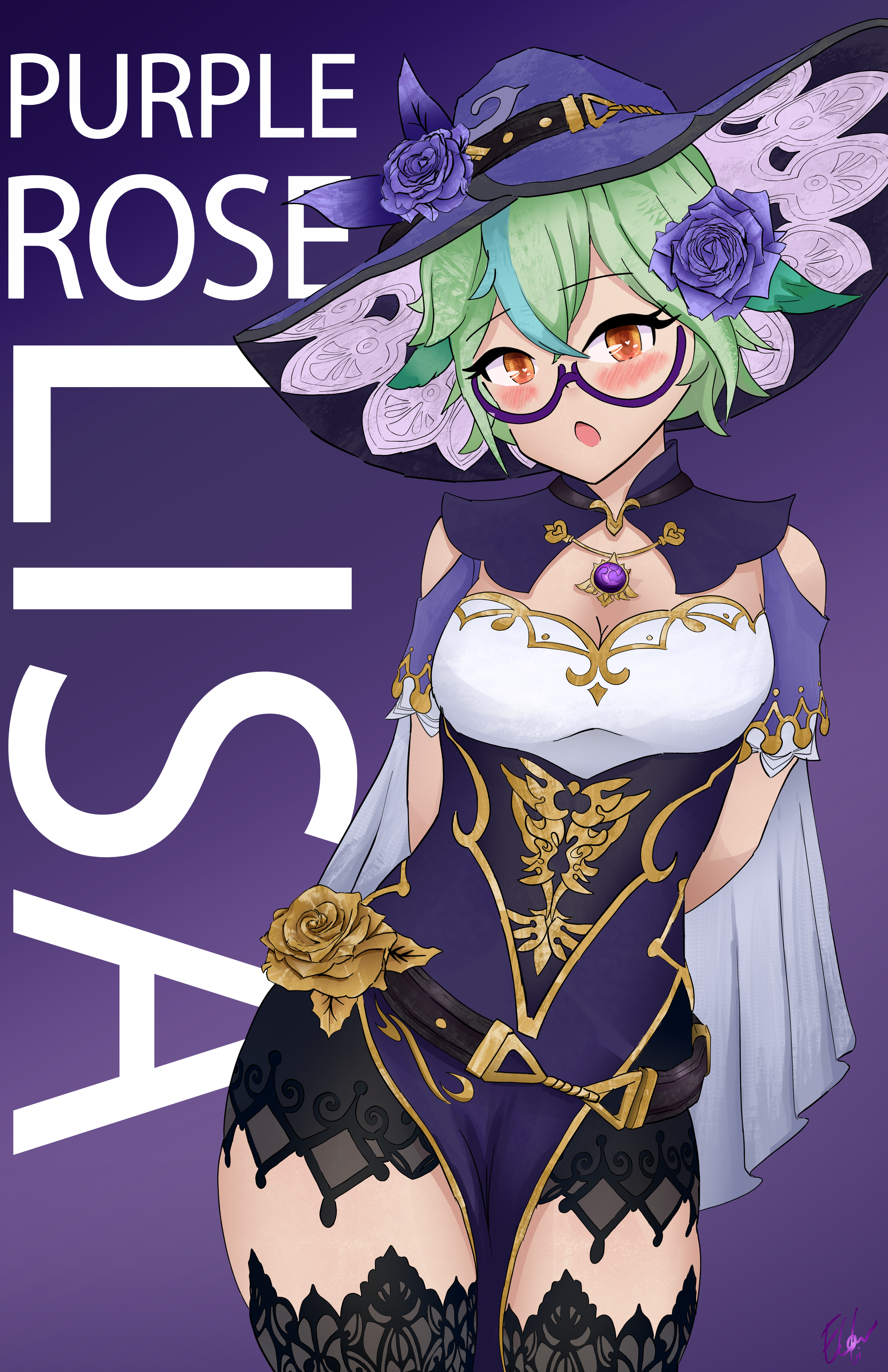 02/09/23 Sucrose Dress-Up: Purple Rose (Lisa)