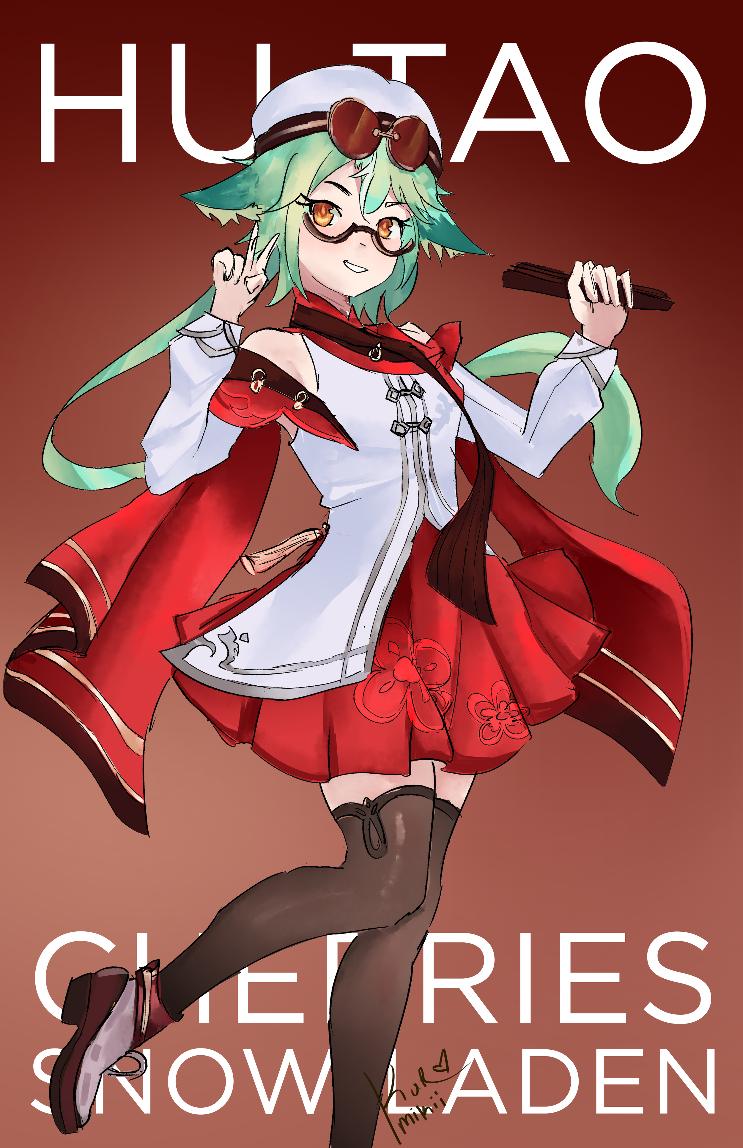 12/21/24 Sucrose Dress-Up: Cherries Snow-Laden (Hu Tao)