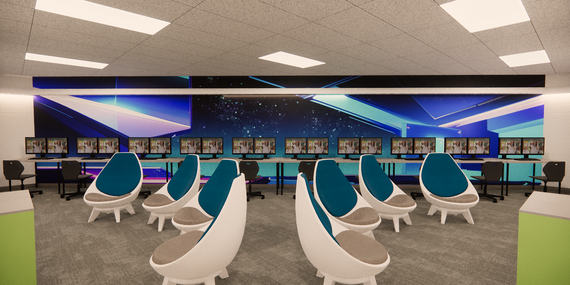 MHS Esports Mural — ethan li | design