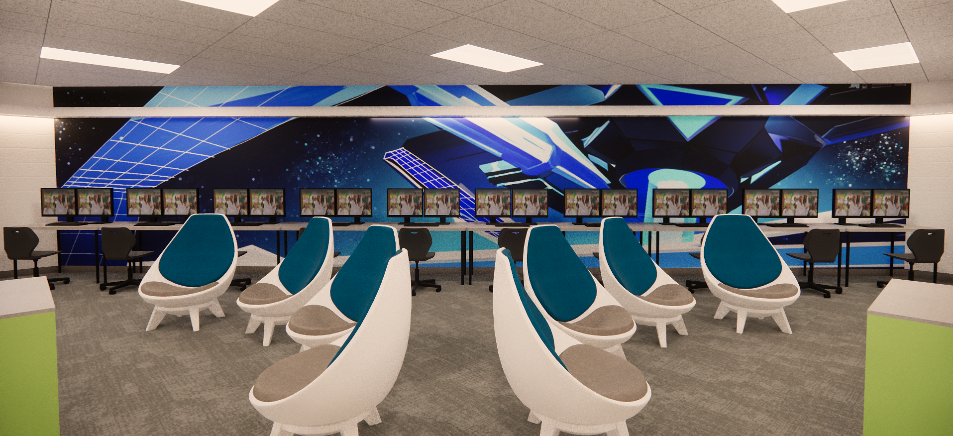 MHS Esports Mural — ethan li | design